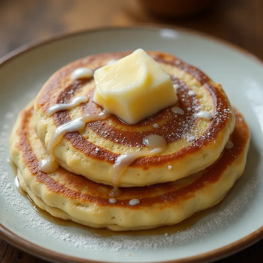 Cinnamon Roll Pancakes