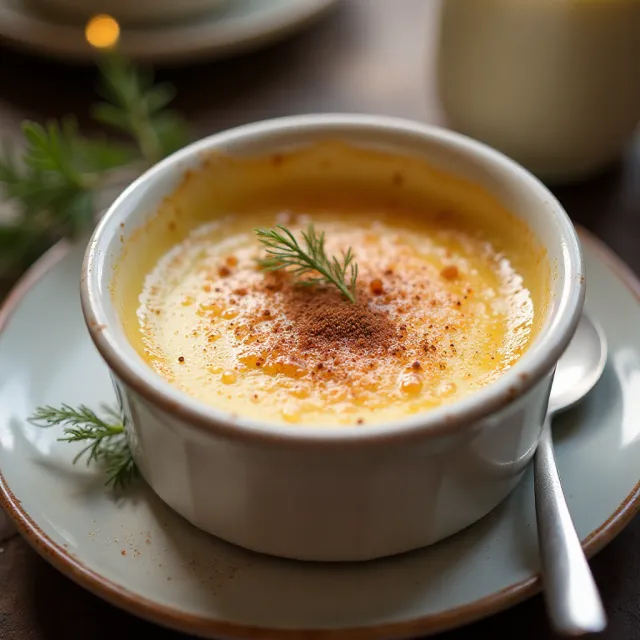 Eggnog Creme Brulee