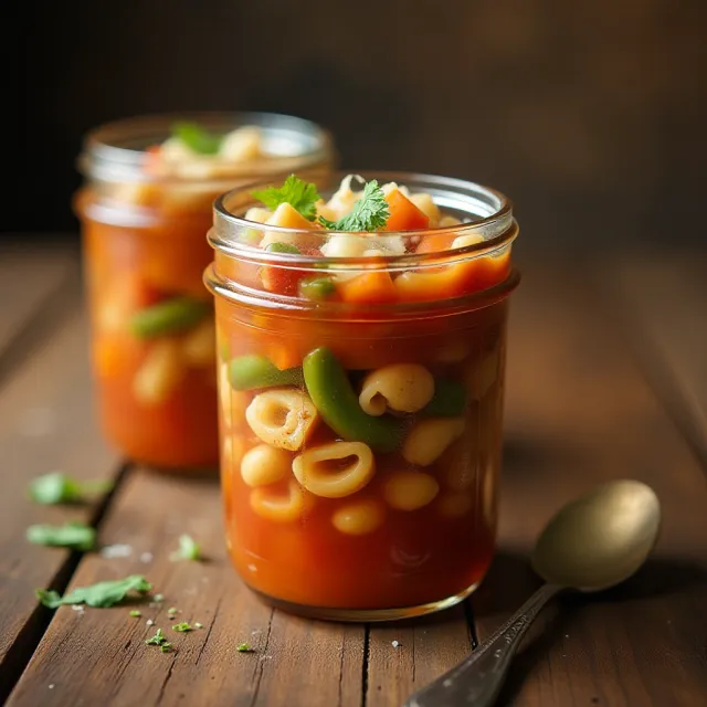 Minestrone Soup in a Jar
