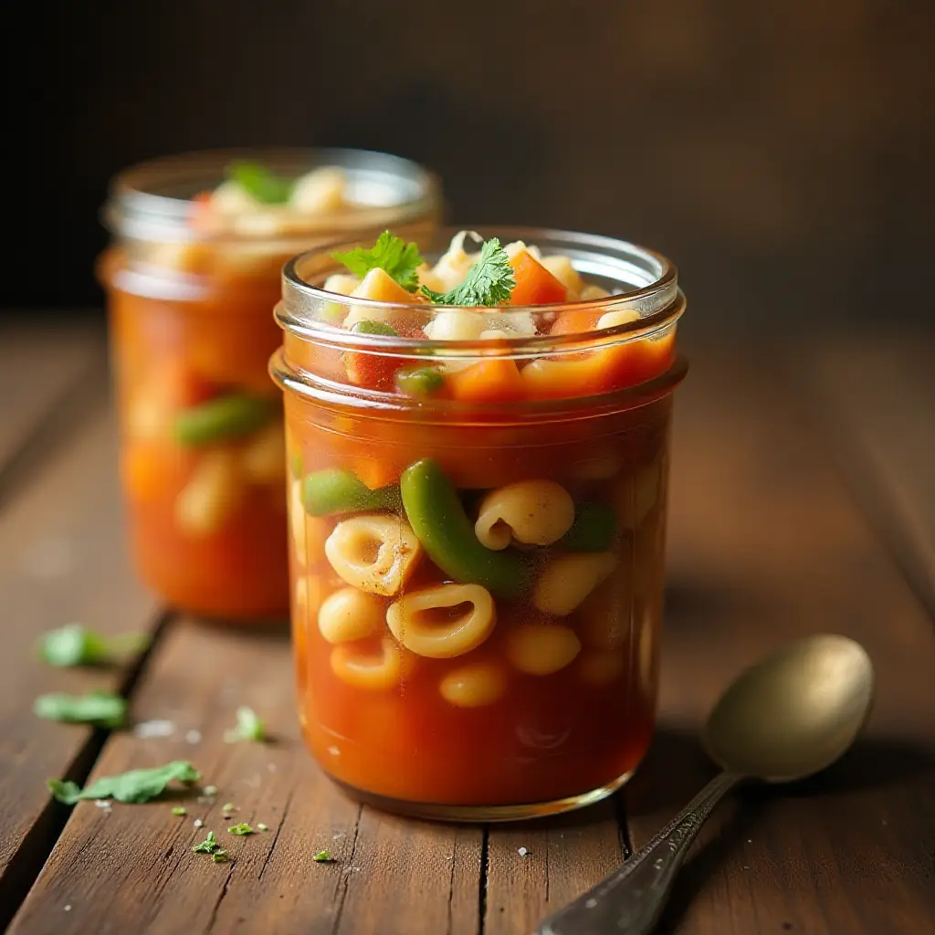 Minestrone Soup in a Jar