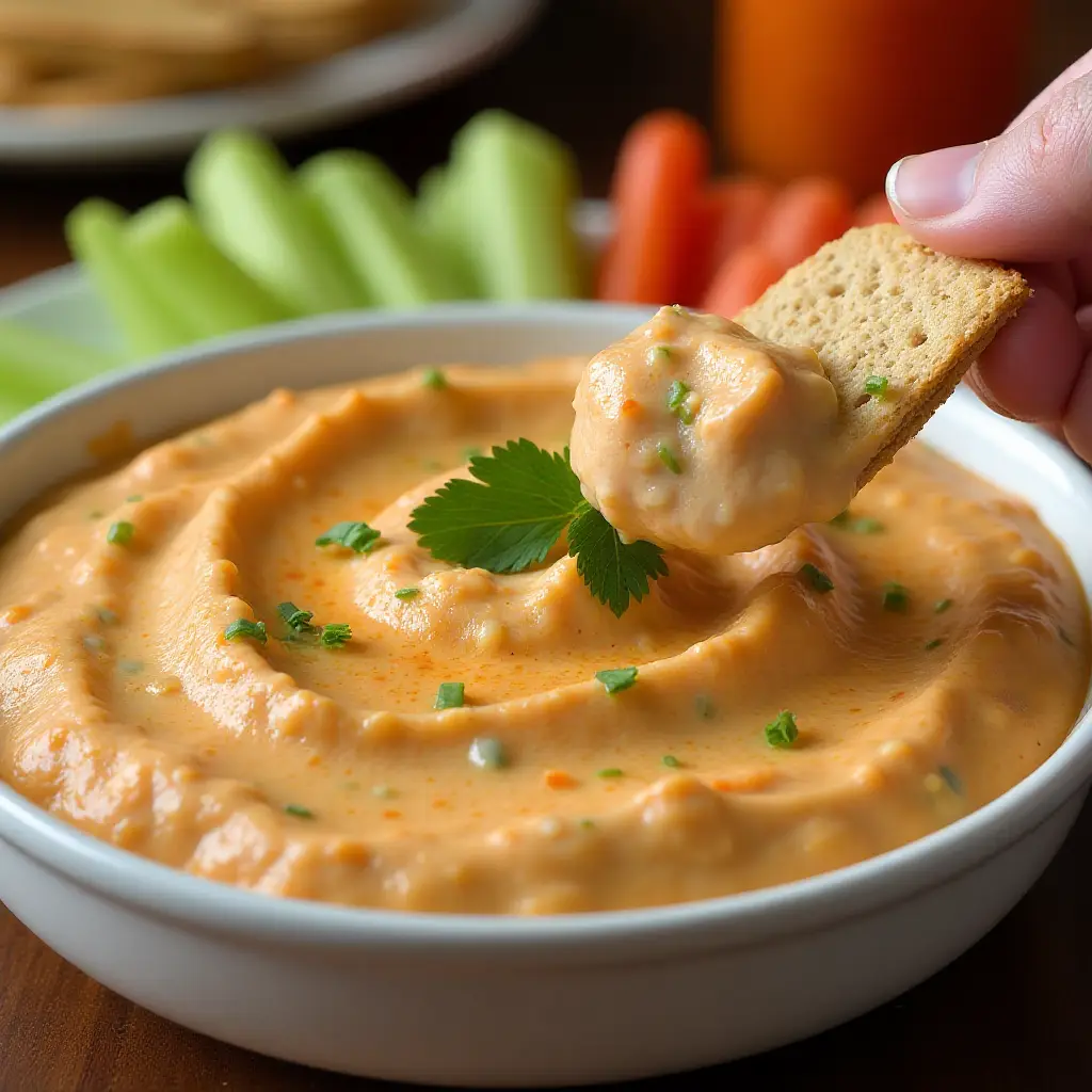 4-Ingredient Buffalo Chicken Dip