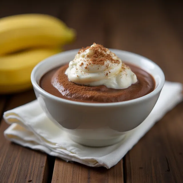 Chocolate-Banana Tofu Pudding