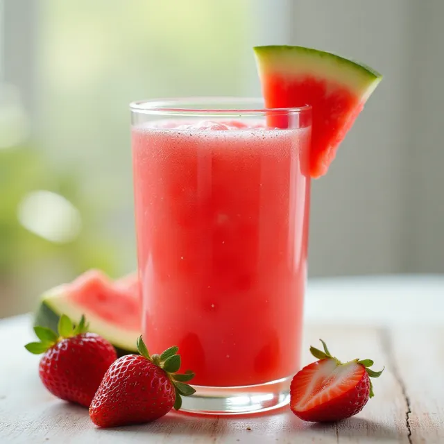 Watermelon Strawberry Mango Lemonade Smoothie