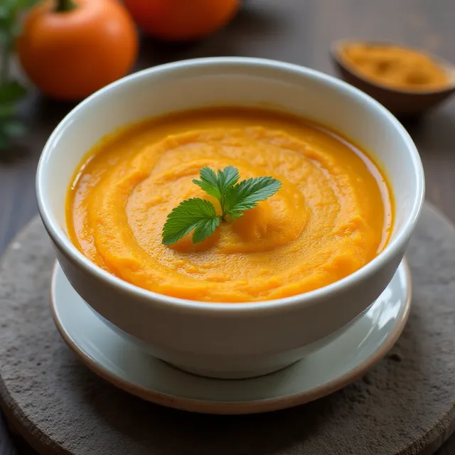 Vegan Carrot-Butternut Squash Soup