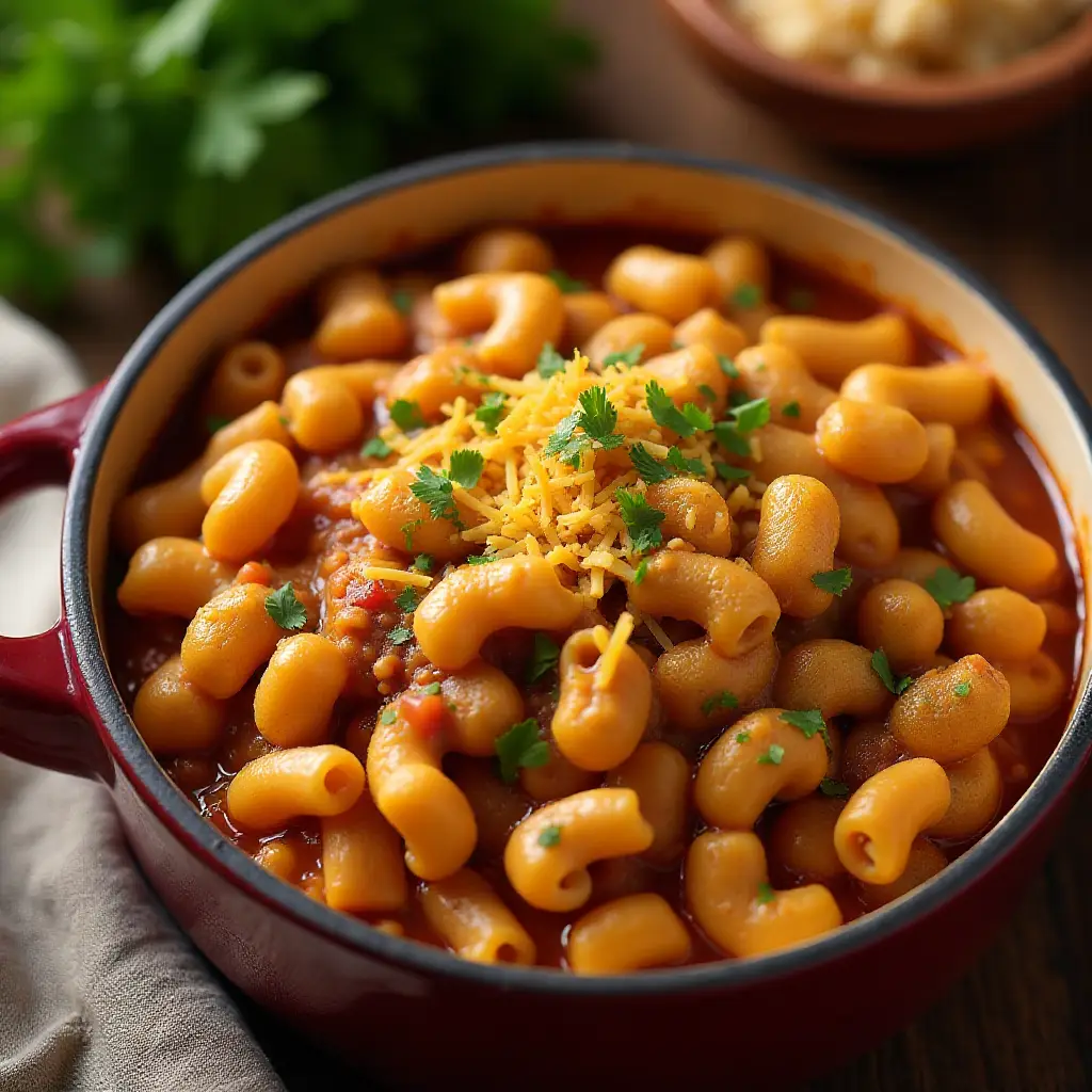 One-Pot Chili Mac and Cheese