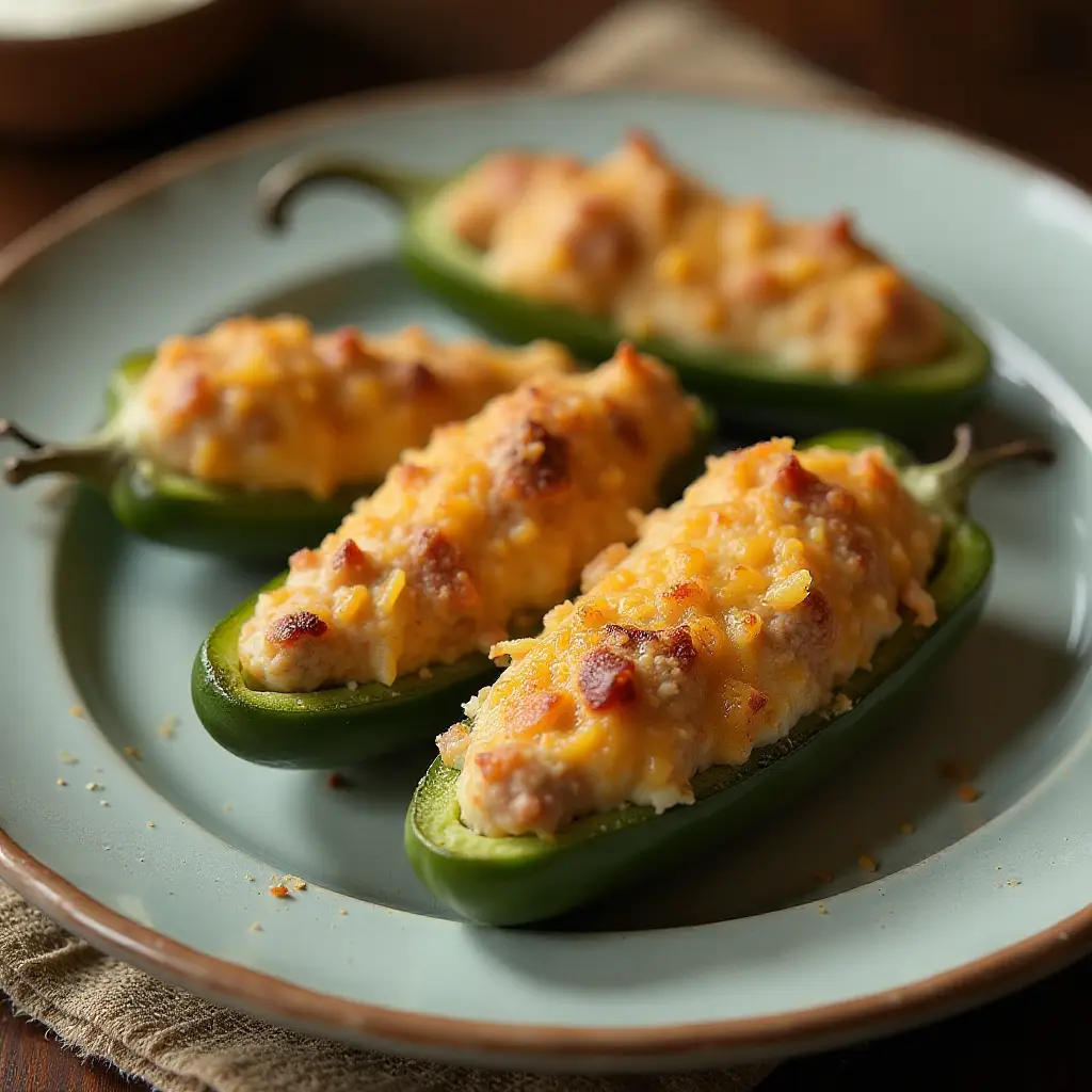 Sausage Stuffed Jalapeños