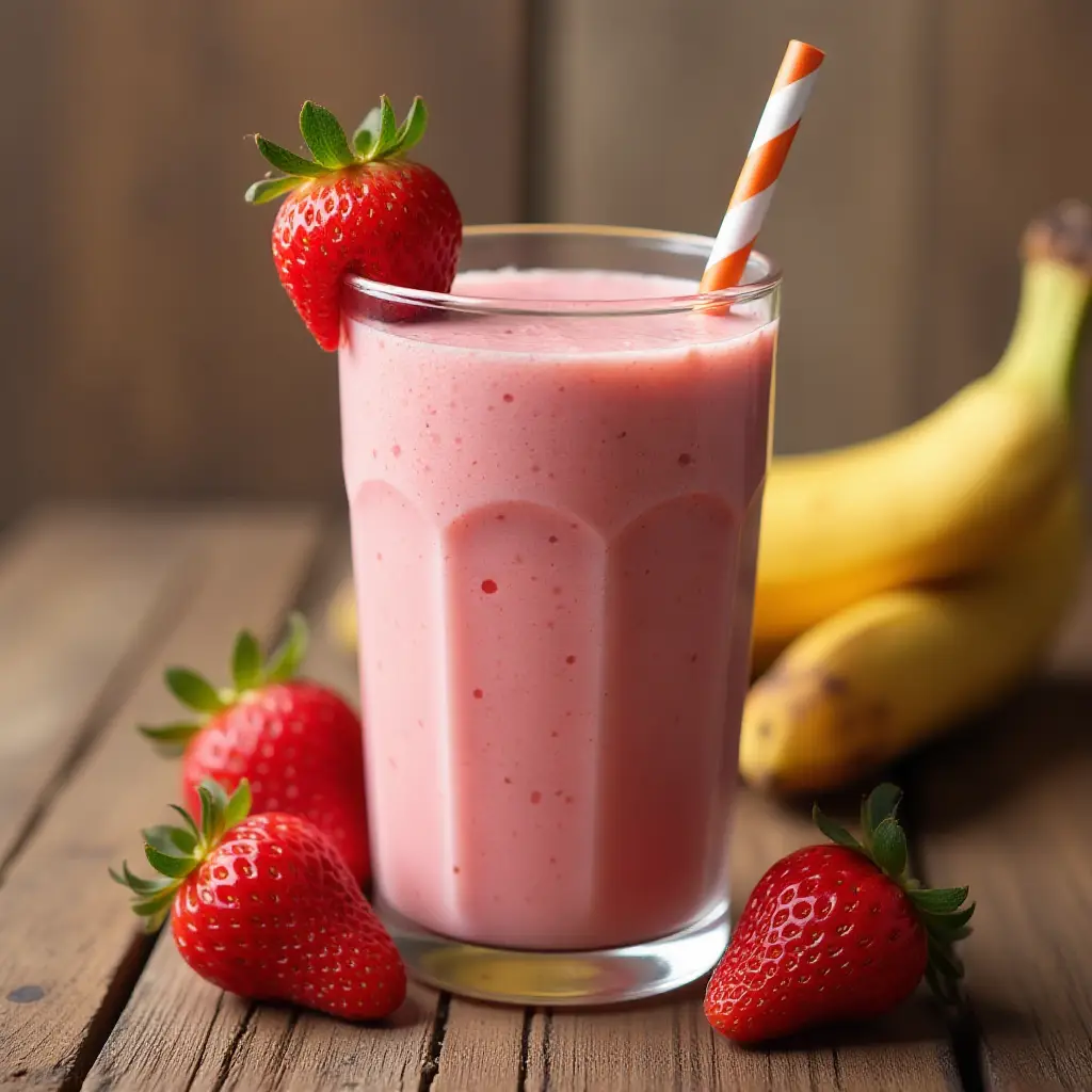 Strawberry Orange Banana Smoothie
