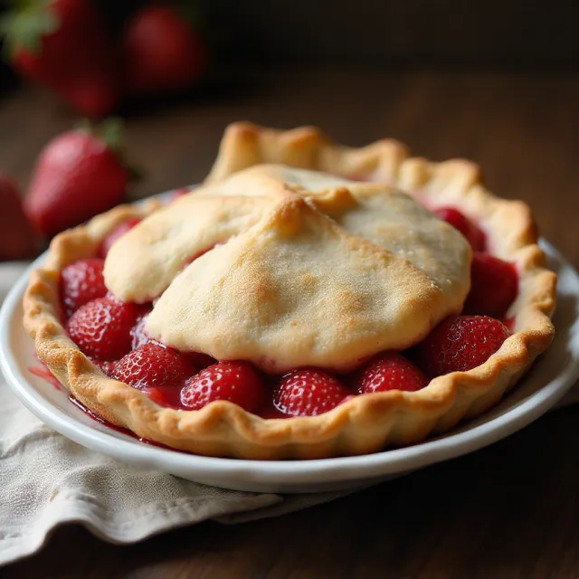 Old-Fashioned Strawberry Pie
