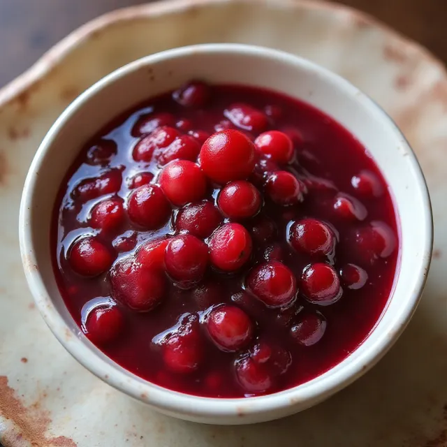 Ginger-Cinnamon Cranberry Sauce