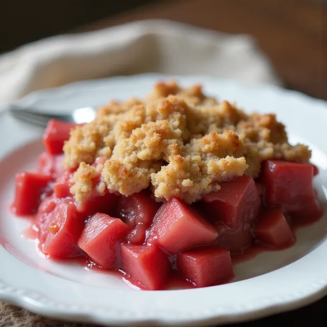 Rhubarb Crumble