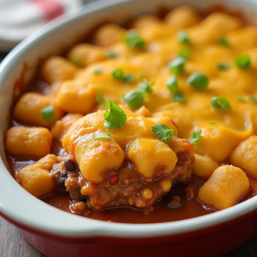Tater Tot Taco Casserole