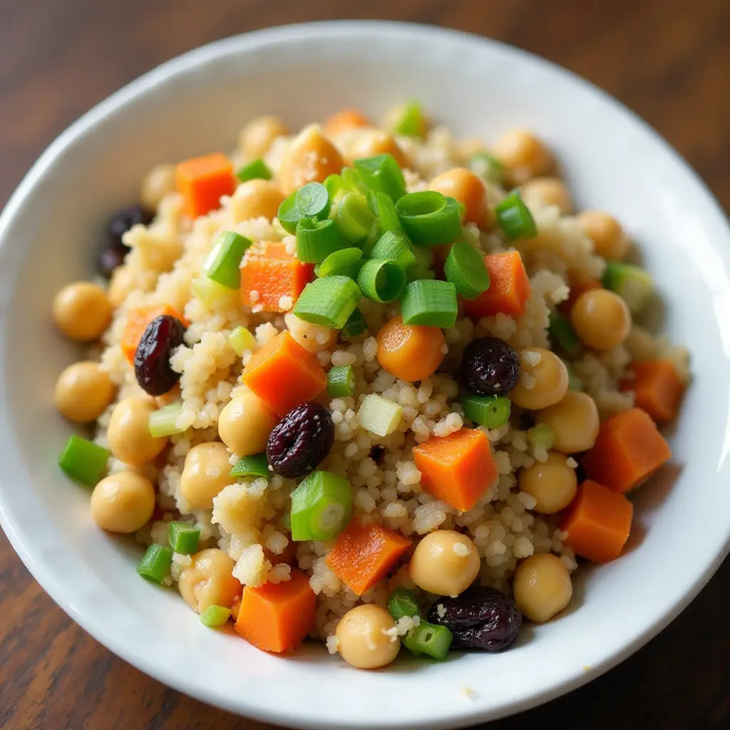 Bulgur Chickpea Salad