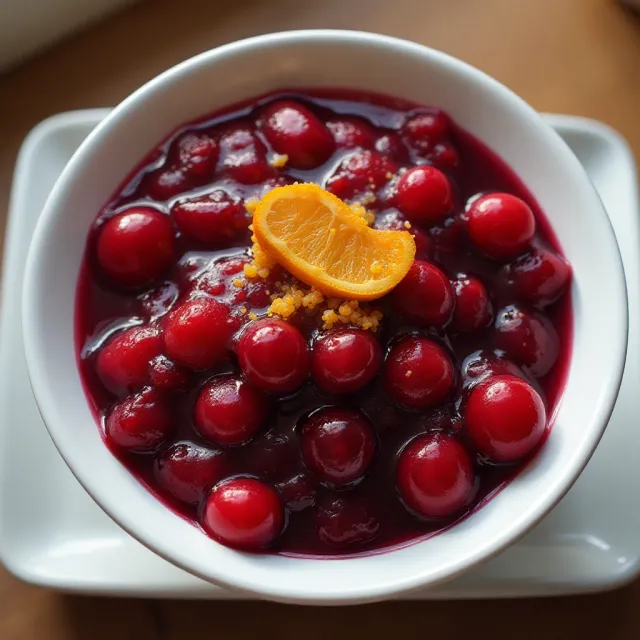 Cranberry Sauce with Apricots, Raisins, and Orange