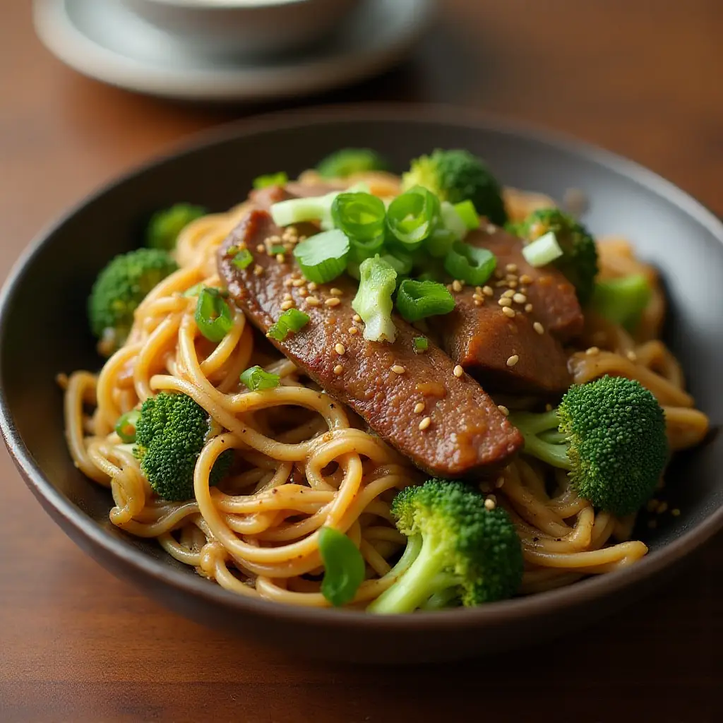Beef and Broccoli Ramen Stir Fry