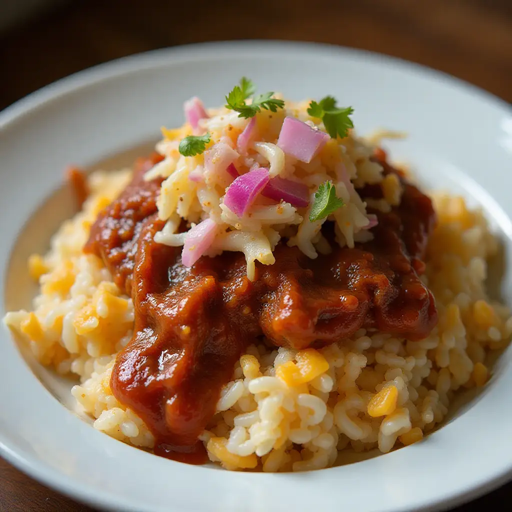 BBQ Pork Crispy Rice