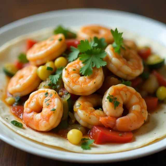 Cyndi's Shrimp Fajitas