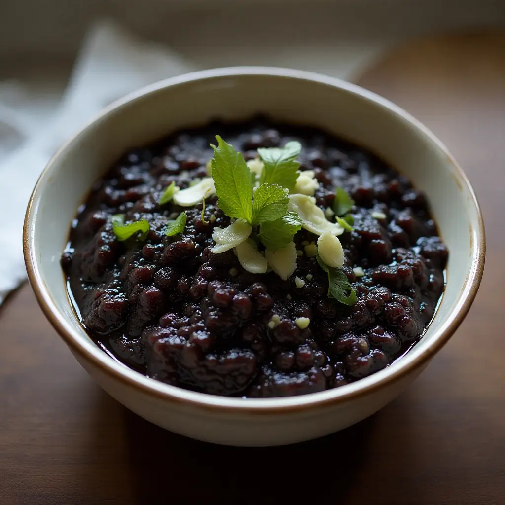 Thai Sticky Black Rice Pudding