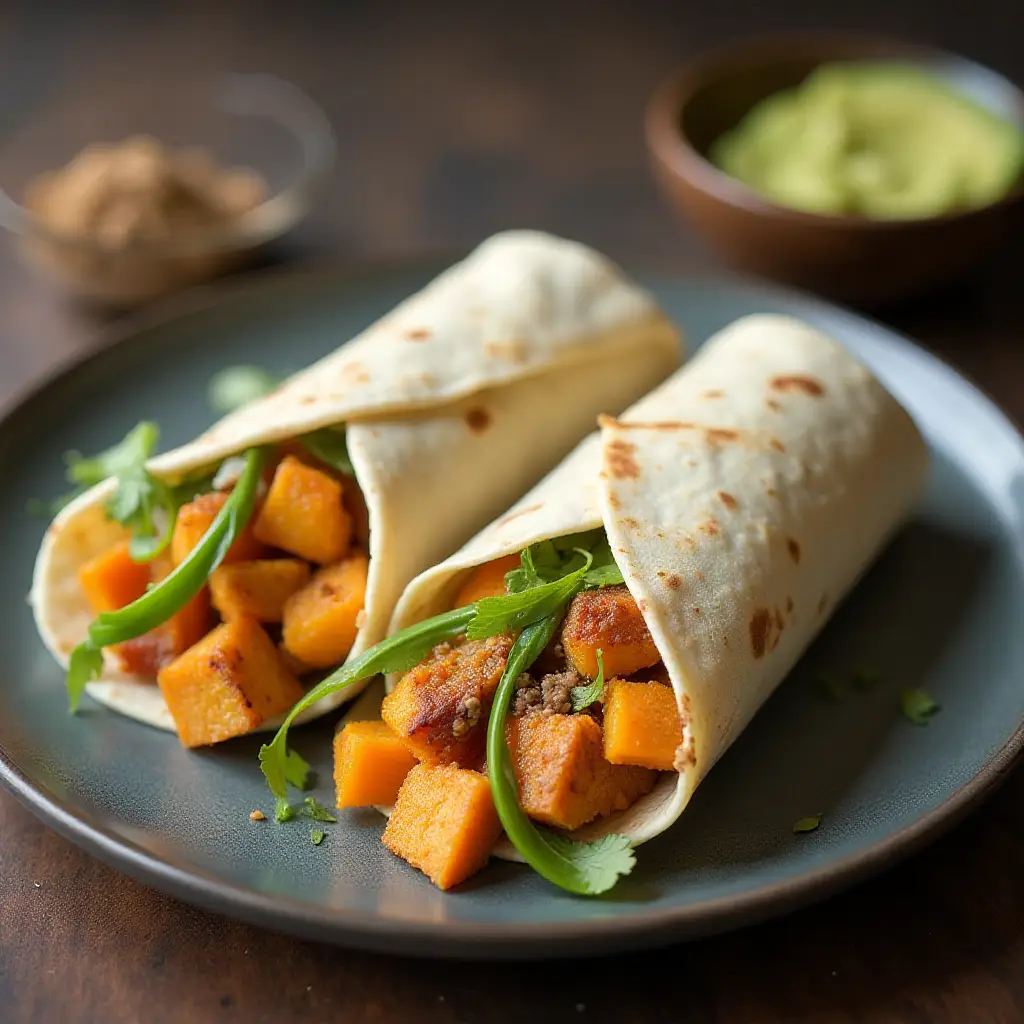 Tofu Scramble Wraps