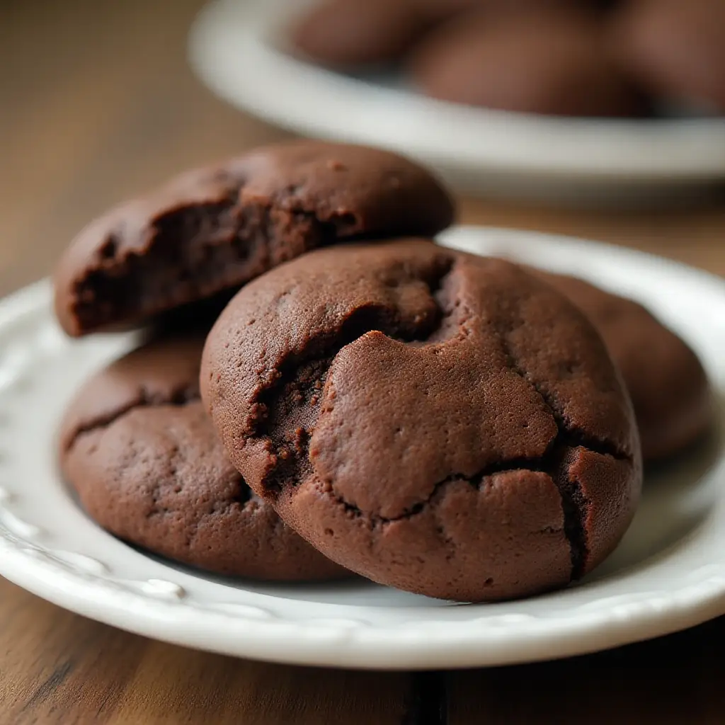5-Ingredient Peanut Butter Chocolate Cookies