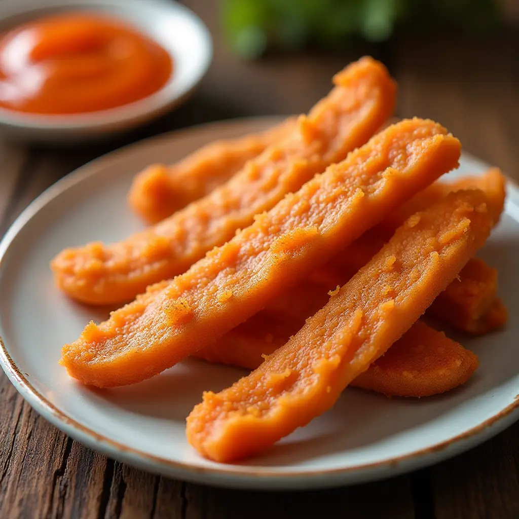 Air Fryer Oven Buffalo Chicken Jerky Sticks