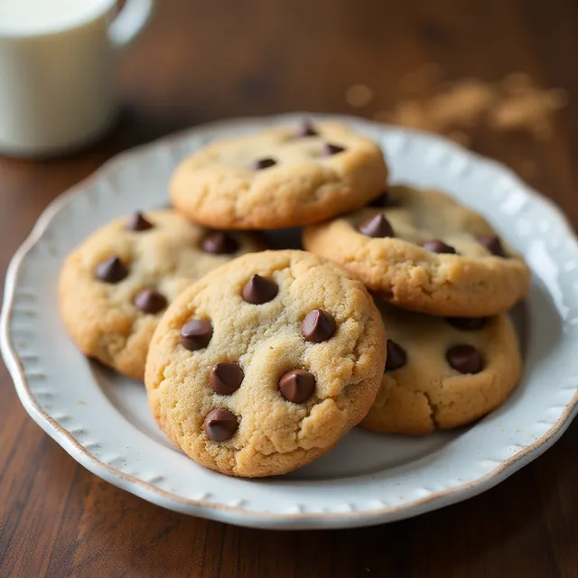 Easy Peanut Butter Chocolate Chip Cookies
