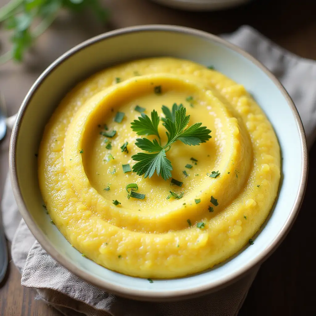 Creamy Coconut Polenta