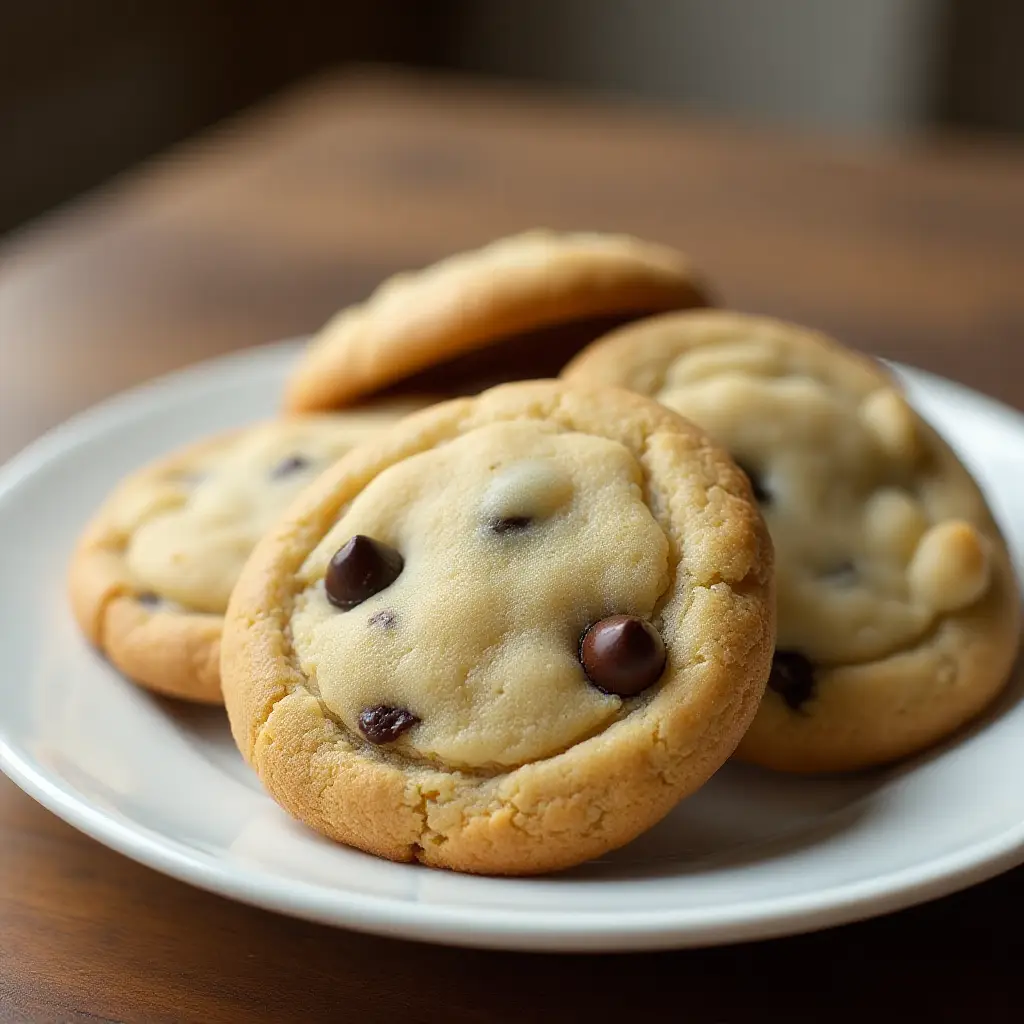 Fluffy Chocolate Chip Cookies