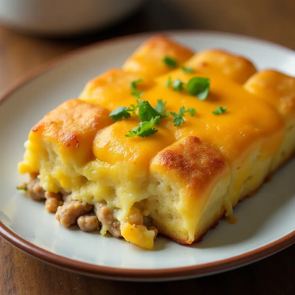 Tater Tot Breakfast Casserole