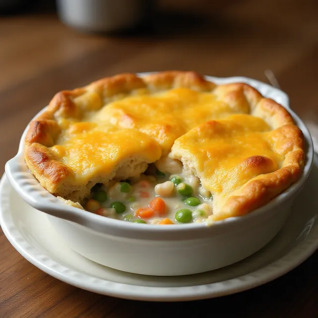 Cheesy Chicken Pot Pie