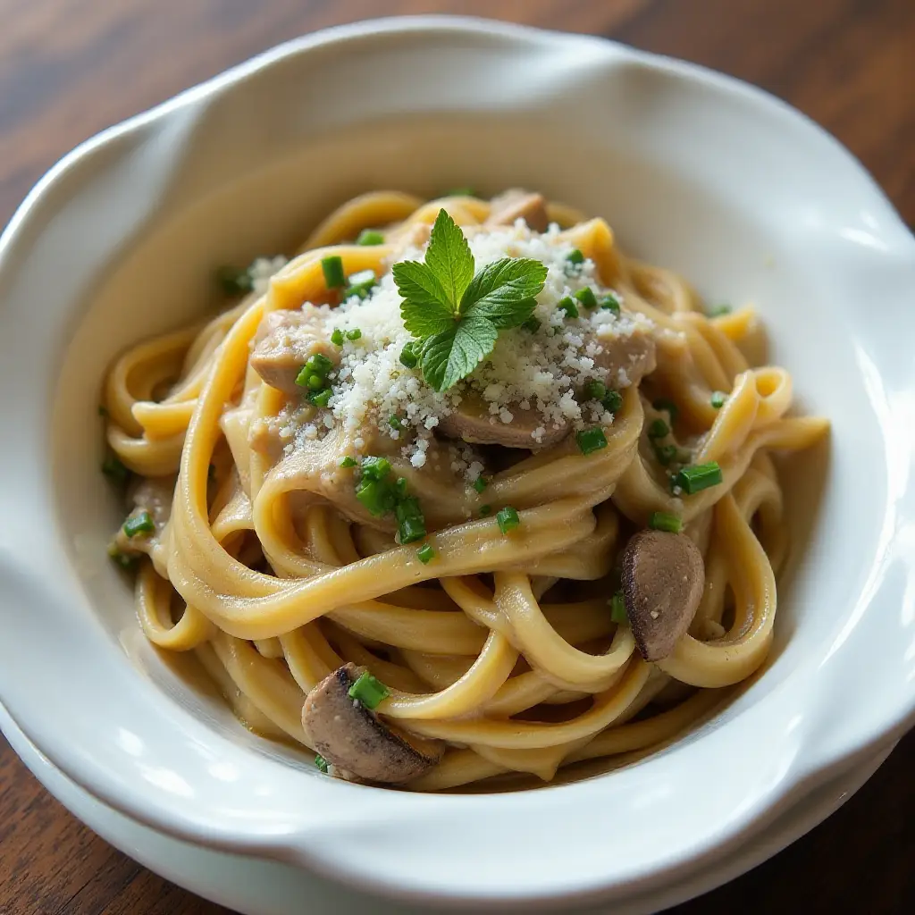 Chef John's Creamy Mushroom Pasta