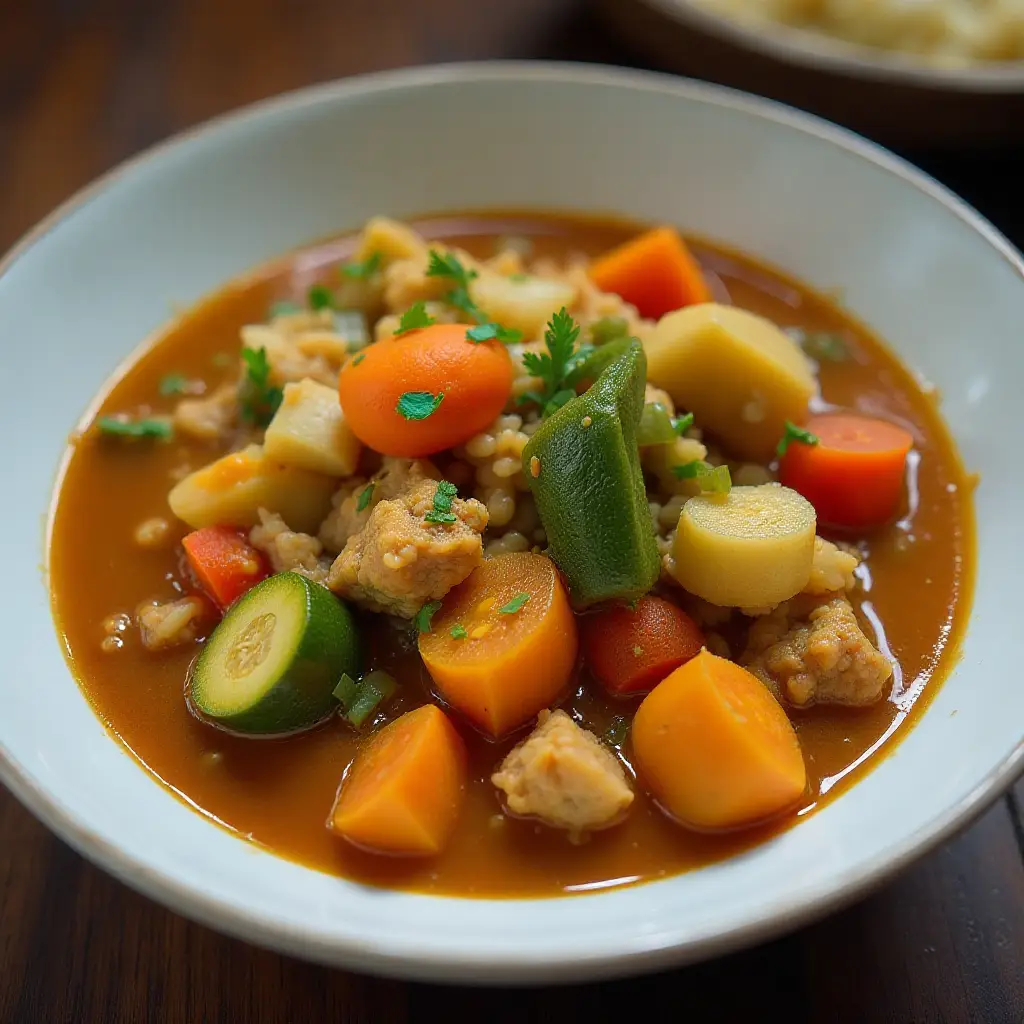 Ground Chicken Stew