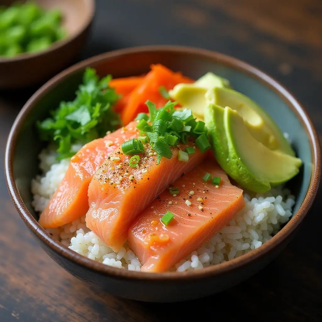 Do-It-Yourself Salmon Poke Bowls