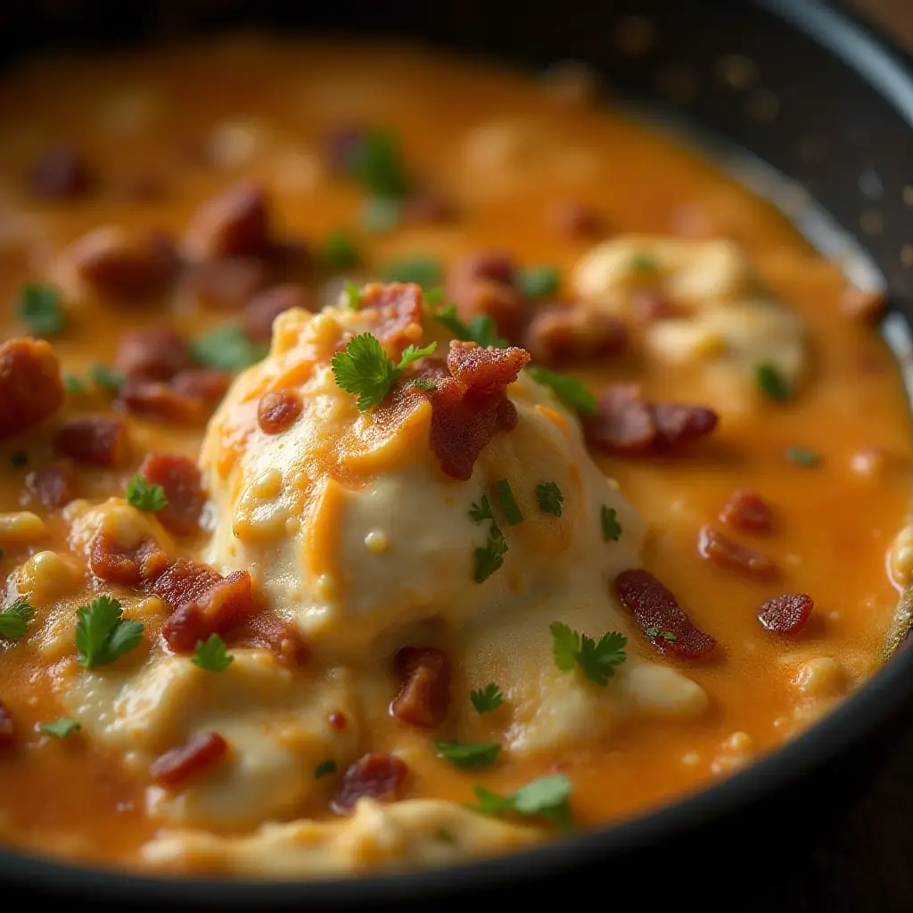 Buffalo Chicken and Artichoke Dip