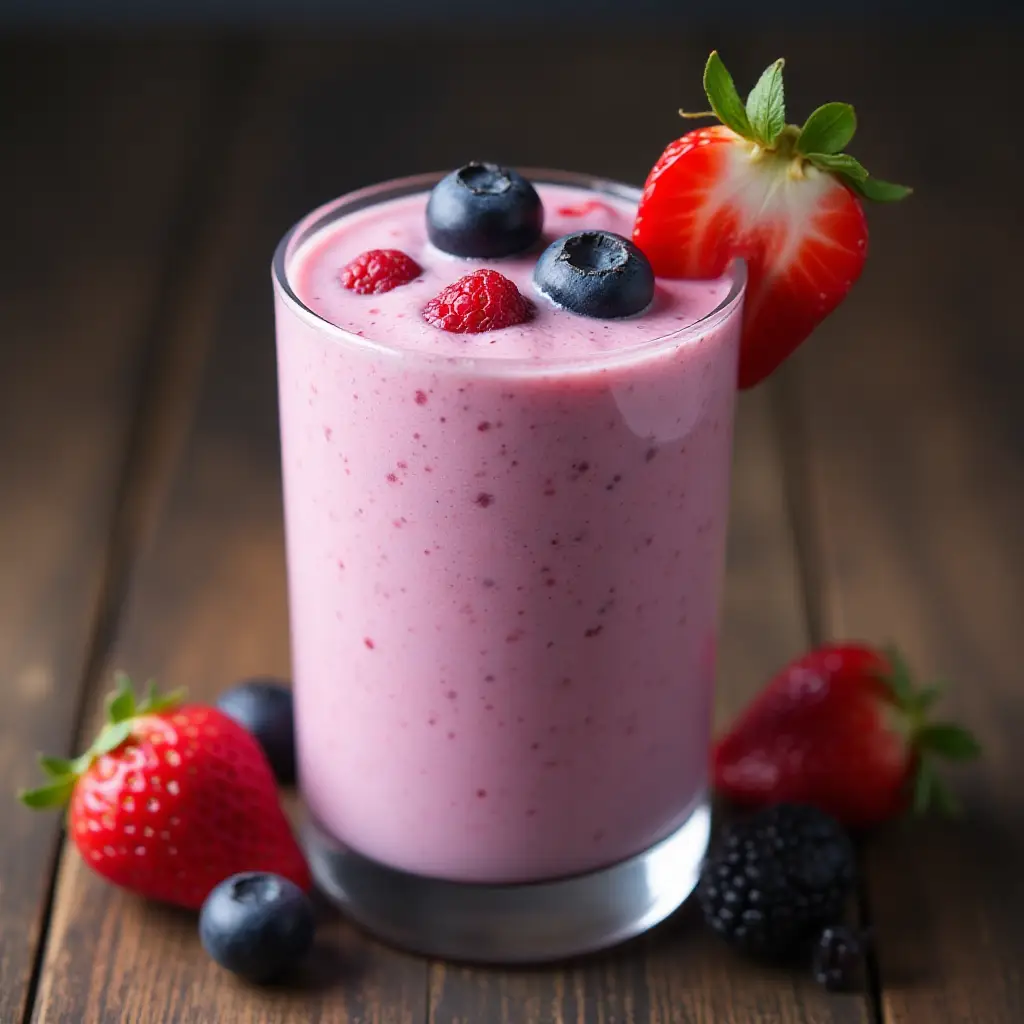 Berries and Cream Smoothie