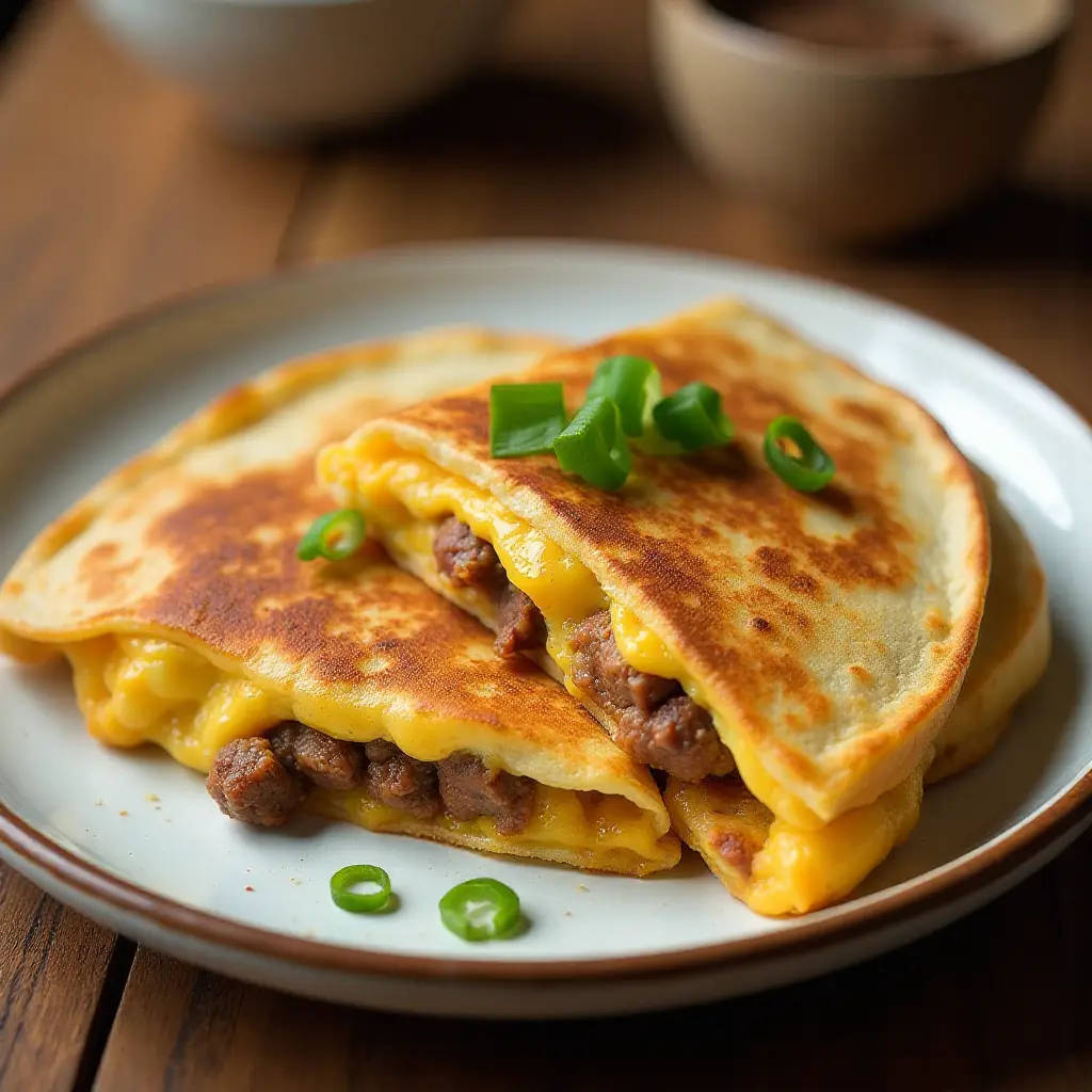Spicy Breakfast Quesadillas