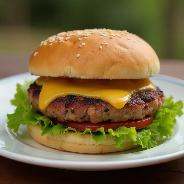 Black Bean Turkey Burgers