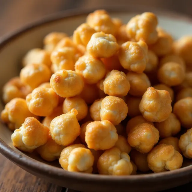 Puffed Caramel Corn
