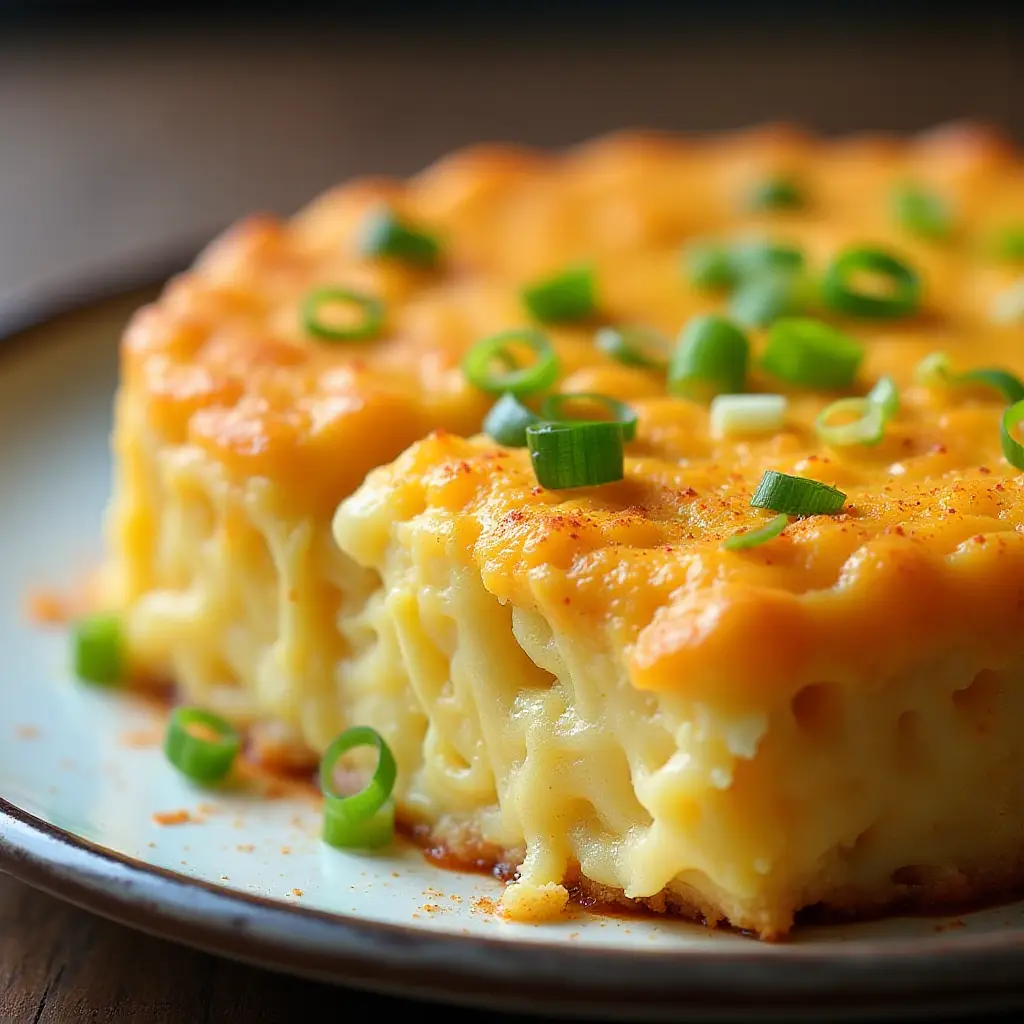 Savory Mac and Cheese Cake