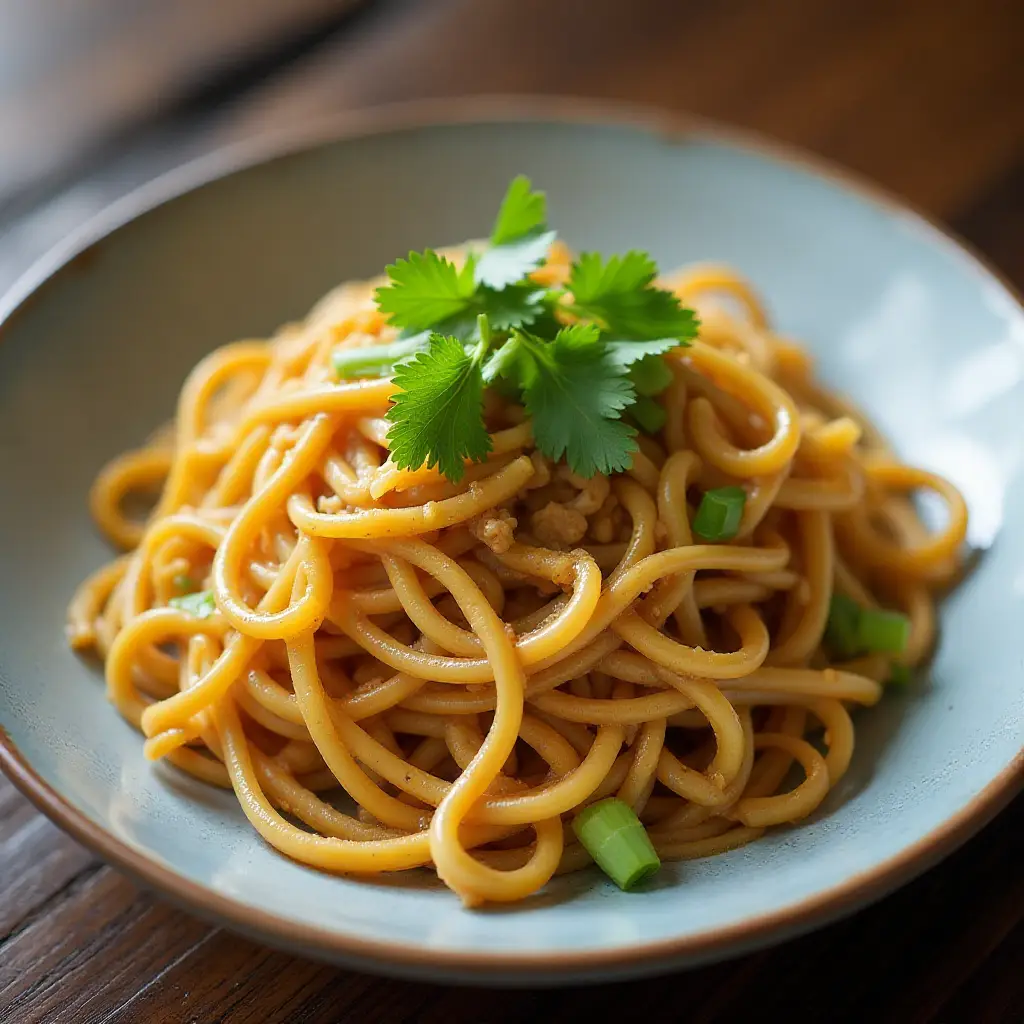 Chilled Lo Mein Noodles with Szechuan Peppercorns