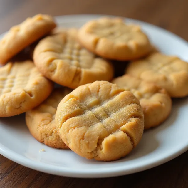 Sugar-Free Peanut Butter Cookies