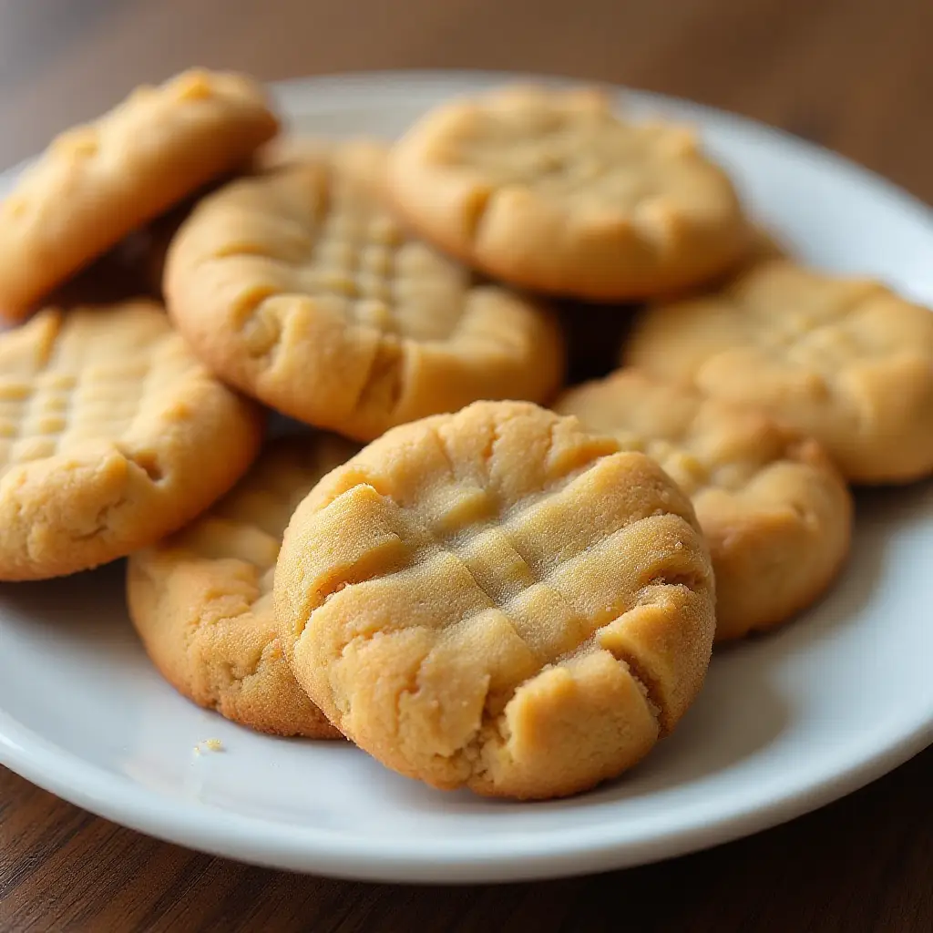 Sugar-Free Peanut Butter Cookies