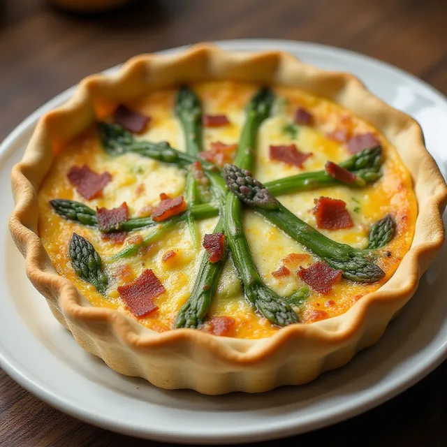 Asparagus Quiche