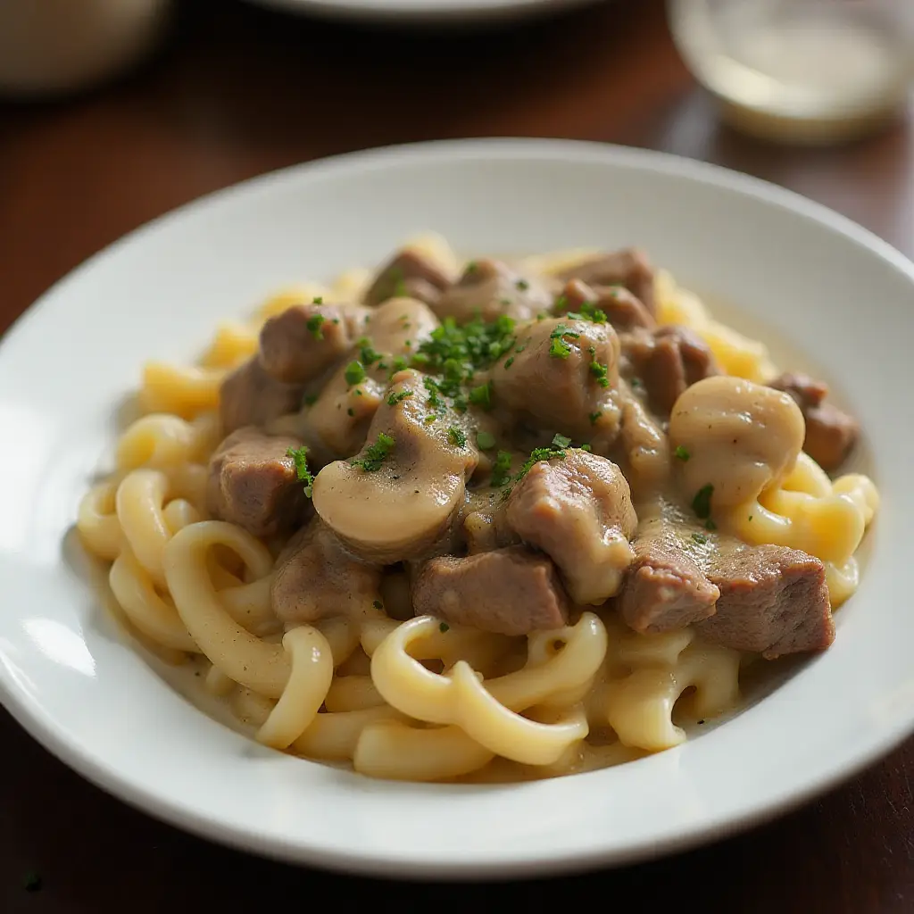 Rich and Creamy Beef Stroganoff