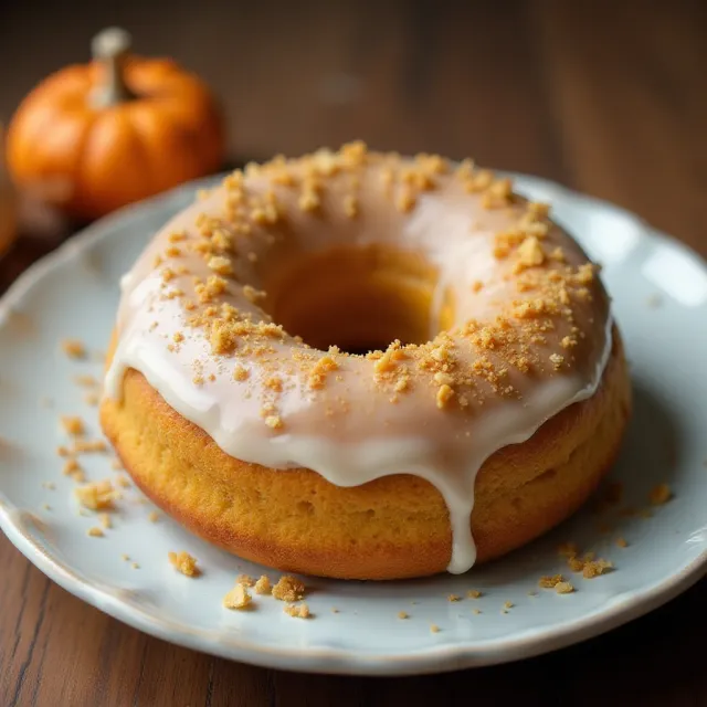 Maple Pumpkin Doughnuts