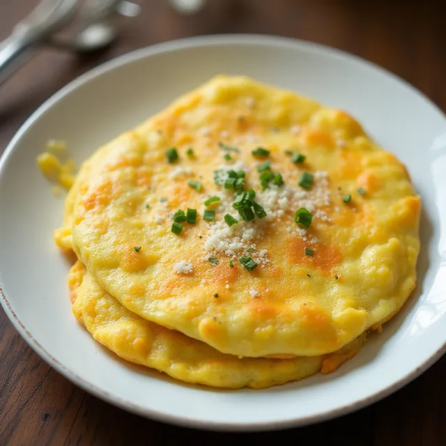 Cheesy Horseradish Omelet