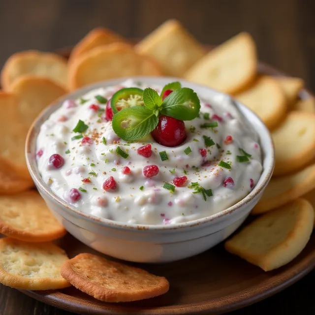Creamy Jalapeno Cranberry Dip