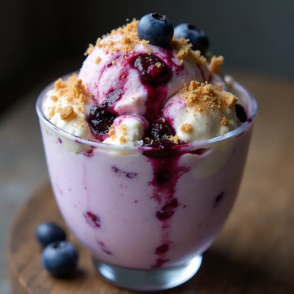 Blueberry Cheesecake Ice Cream