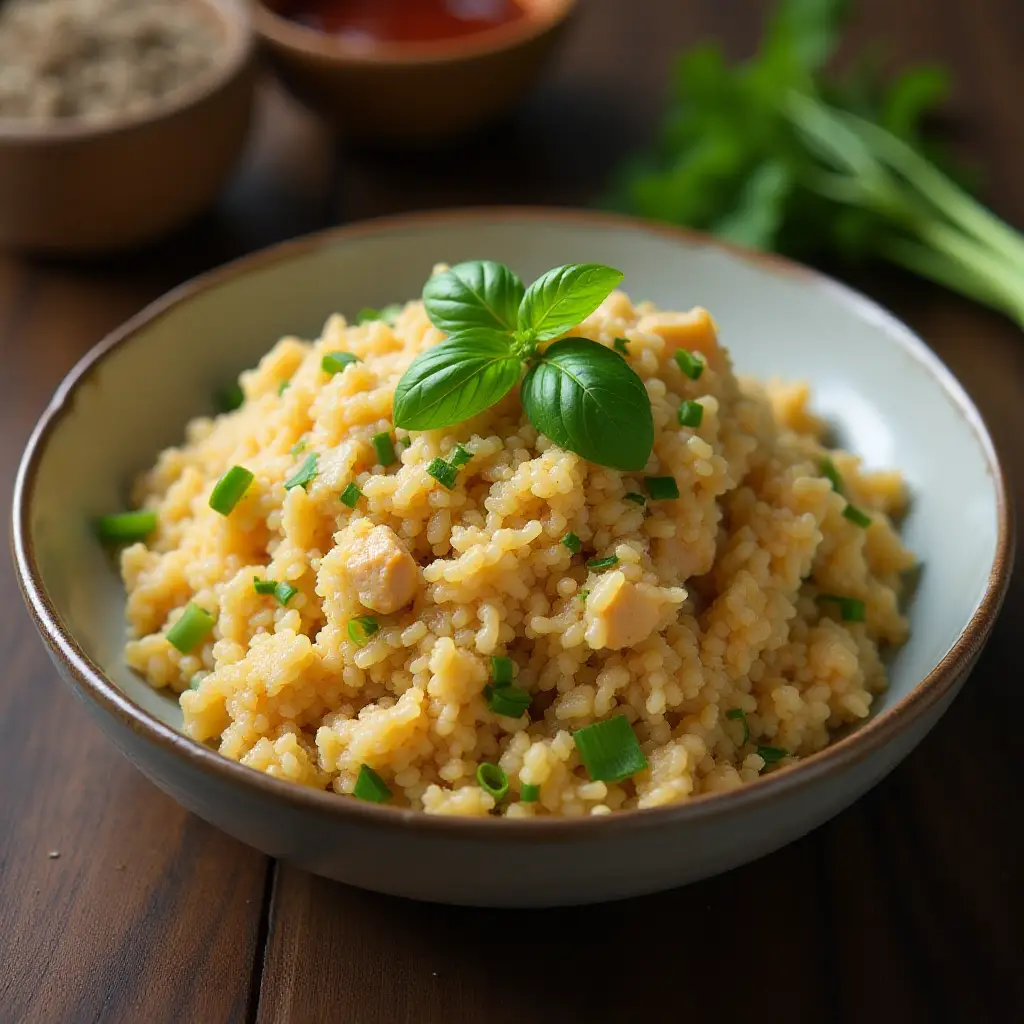Fried Rice with Cilantro