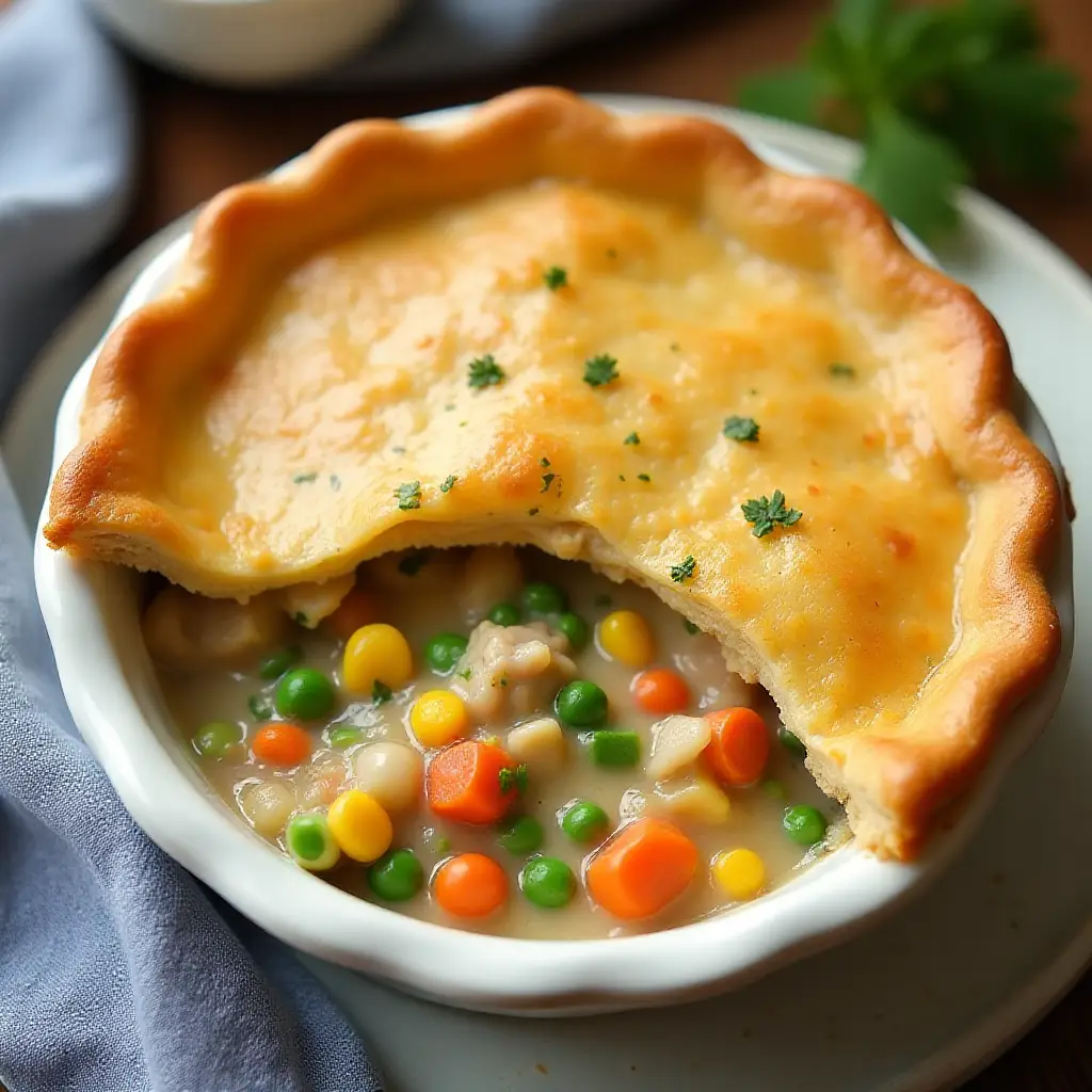 Plant-Based 'Chicken' Pot Pie