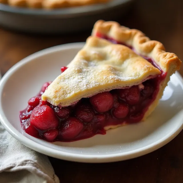 Berry Rhubarb Pie